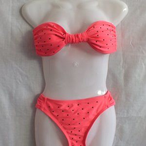 Xilaration_M_Bikini_Bandeau_Fushia Pink Bling